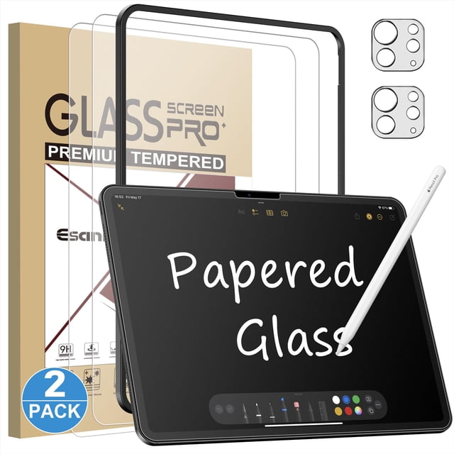 Protector de pantalla Esanik Like Paper Glass para iPad Pro 11" M4