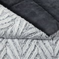 thumbnail image 2 of Christian Siriano New York  60" x 70" Gray Chevron Luxury Throw, 2 of 5