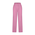 thumbnail image 2 of Womens Straight Casual Pants Plus Size Solid Color Leg Pants Elastic High Waisted Lounge Pants Fall Trousers Long Pants with Pocket, 2 of 5