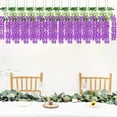 thumbnail image 6 of Flocked Christmas Garland 24Ft 12 Pcs In A Pack Simulation Leaf Decoration Christmas Home Decoration Green Wall Hanging Decoration Mantel Tabletop Porch Decor, 6 of 8