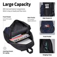 thumbnail image 4 of Fotbe Navy Dark Blue Set Escolar 3 en 1 para Niños - Mochila Duradera con Lonchera Aislante y Estuche para Lápices - Mochila Escolar para Niños y Niñas, 4 of 7