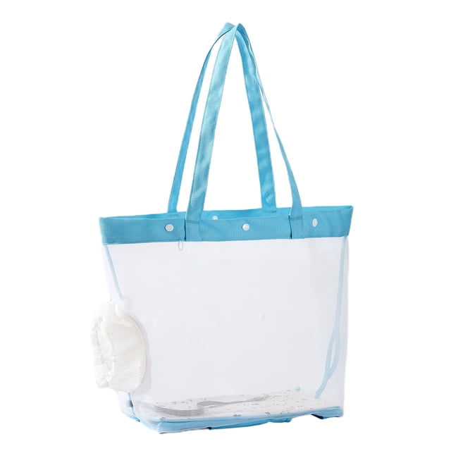 Pet Travel Bag Transparent Nylon Portable Foldable Handheld 67x32x18cm Mesh Bags Drawstring Adjustable Breathable for Cats