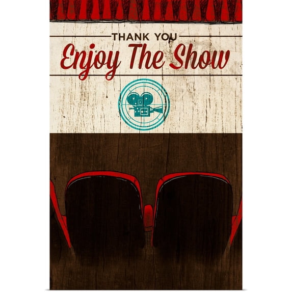 Great BIG Canvas | "Enjoy the Show (Theater)" Art Print - 24x36