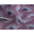 thumbnail image 3 of Ambesonne Peacock Feathers Quilted Bedspread Set 3 Pcs, Tropical Fuzz Art, Twin, Pale Azure Blue Indigo, 3 of 4