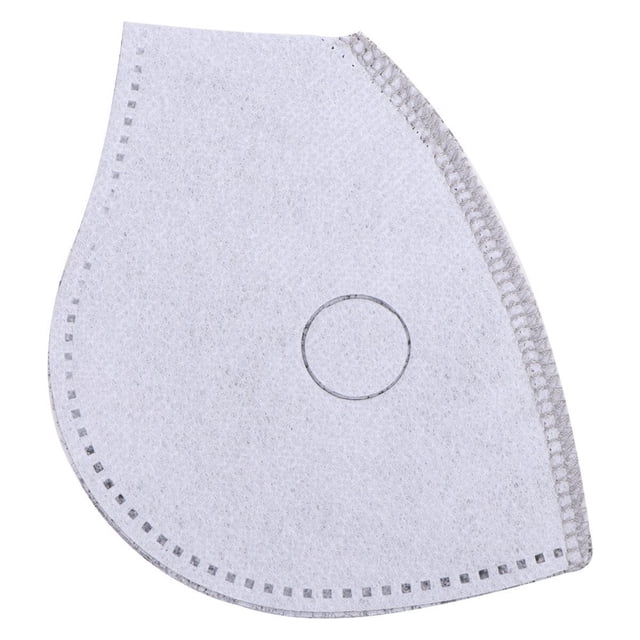 LOVEVER 10pcs Anti-haze Mask Inside Removable Mask Lining Activated Carbon Mask Accessory Filter Pieces (Grey Free Size 10pcs/Pack)