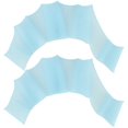 thumbnail image 1 of 1 Pair Webbed Gloves Finger Swimming Diving Fins Swim Flippers Hand Paddle (L), 1 of 6