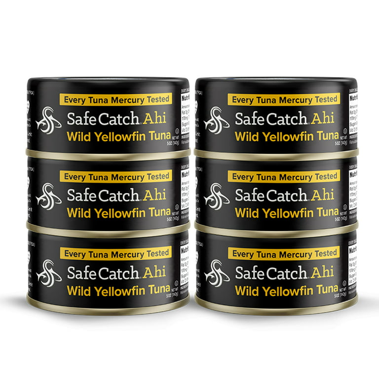Safe Catch Ahi Wild Yellowfin Tuna 5 Oz-6 Count