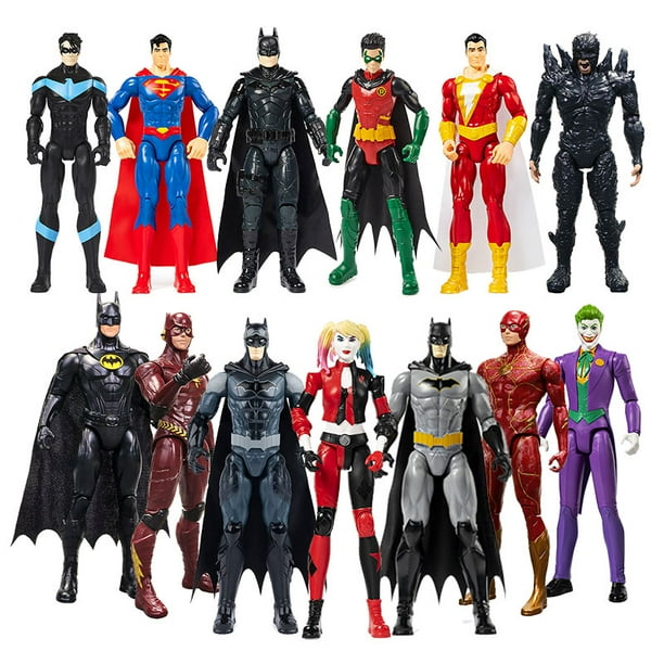 Figura de accion de coleccion de Batman The Joker Harley Quinn Robin Shazam munecos de Anime para ninos regalos de cumpleanos para ninos y