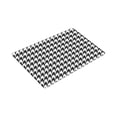 thumbnail image 3 of MKHERT Classical Black White Houndstooth Checkered Pattern Doormat Rug Home Decor Floor Mat Bath Mat 30x18 inch, 3 of 3