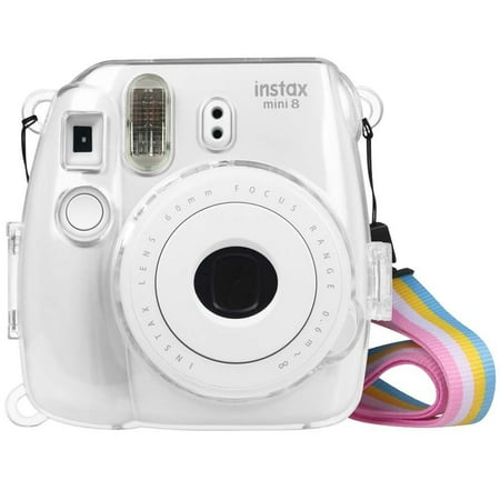 Fintie Fujifilm Instax Mini 8 Mini 8+ Mini 9 Camera Clear Case - Crystal Hard PVC Protective Case (Best Camera Hard Case)