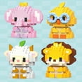 thumbnail image 2 of Lele Brother Mini Animal Building Blocks Set - Educational Toy With Lion, Goat, Chicken & More - Perfect For Creative Thinking, Ages 6-8 - Ideal Gift For Halloween, Thanksgiving, Christmas & Birthdays, 2 of 5