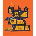 thumbnail image 4 of Warner Bros Scooby Doo Haunted House Kids Silk Touch Throw Blanket, 4 of 5