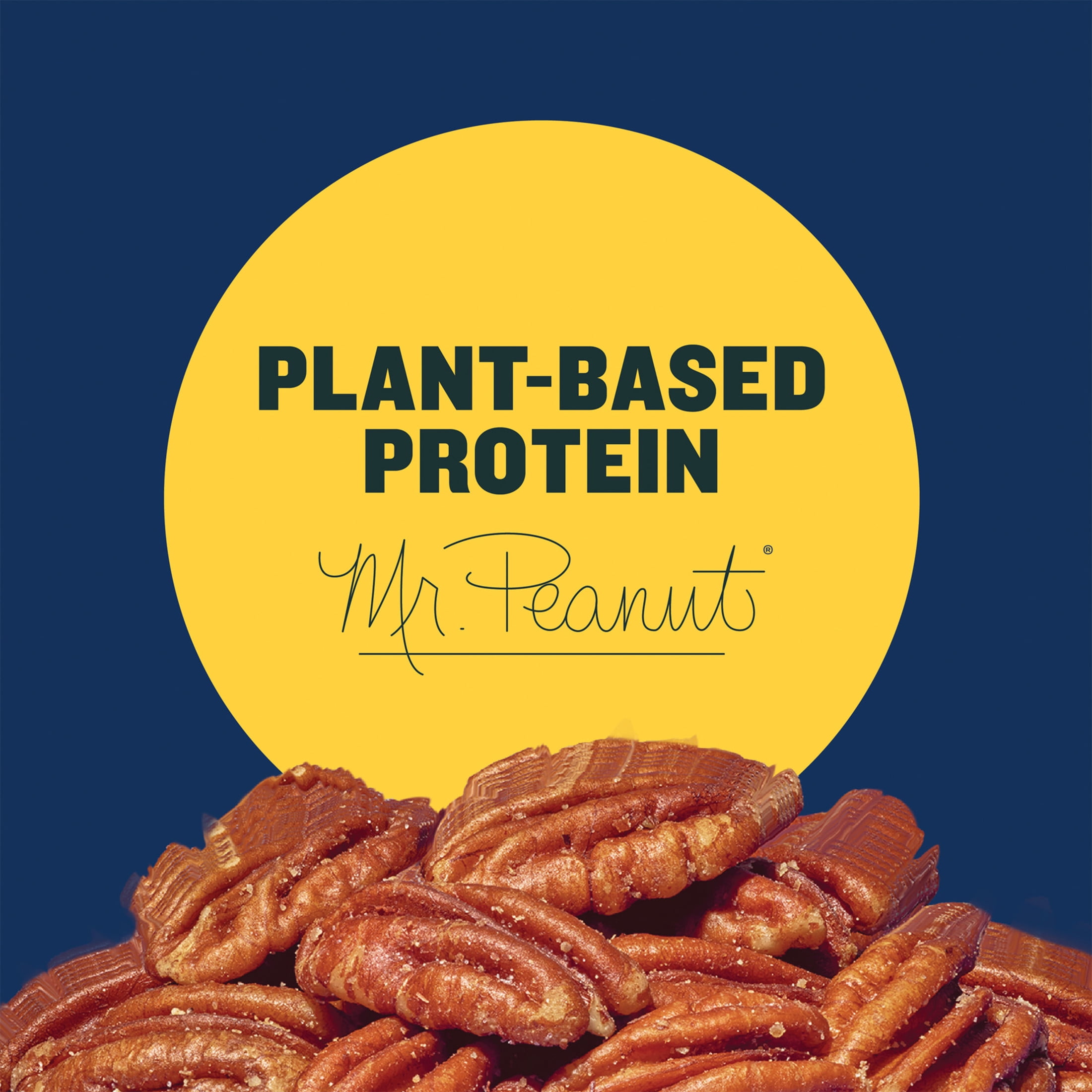 (6 pack) PLANTERS Roasted Pecan Nuts, Party Snacks, Plant Based Protein, 7.25 oz Steel Can