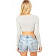 thumbnail image 2 of Top - Crop Top, Long Sleeve, 2 of 4