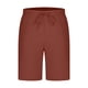 thumbnail image 4 of Mens Casual Pantalones Cortos Bolsillo Sólido Elástico Cintura Recta Medio Pantalones Cortos, Pantalones Deportivos para Al Aire Libre Y Diario, 4 of 9