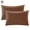 Coffee, variant on Luxtrada Set of 2 Premium 1800 Ultra-Soft Polyester Pillowcase Set with Envelope Closure Pillow Cover for Home Bedroom Hotel Travel (Queen Size,Coffee)