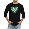 thumbnail image 1 of Blusas y camisas de manga corta y cuello redondo para hombre. Blusas casuales de manga 3/4 con cuello redondo y estampado a la moda para hombre. Blusas de poliéster para tiempo libre., 1 of 4