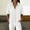 White1, variant on Kojanyu Women's Cotton Linen Short Sleeve Button Down Shirt, Casual 2026 Summer Boho Loose Tops, S-XXL