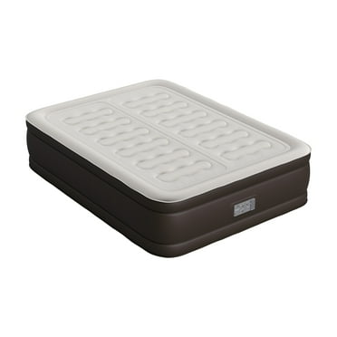 Beautyrest Duet 18” Queen Size Air Mattress with Dual Adjustable Built-in Pump - Blow Up Mattress Best for Camping, Guests, Travel