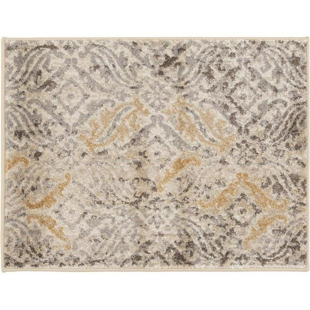 Central Oriental 7214ALS23EC.150 2 ft. 3 in. x 3 ft. Abstract Polypropylene Wynnfeld Rectangle Area Rug, Beige & Multi Color