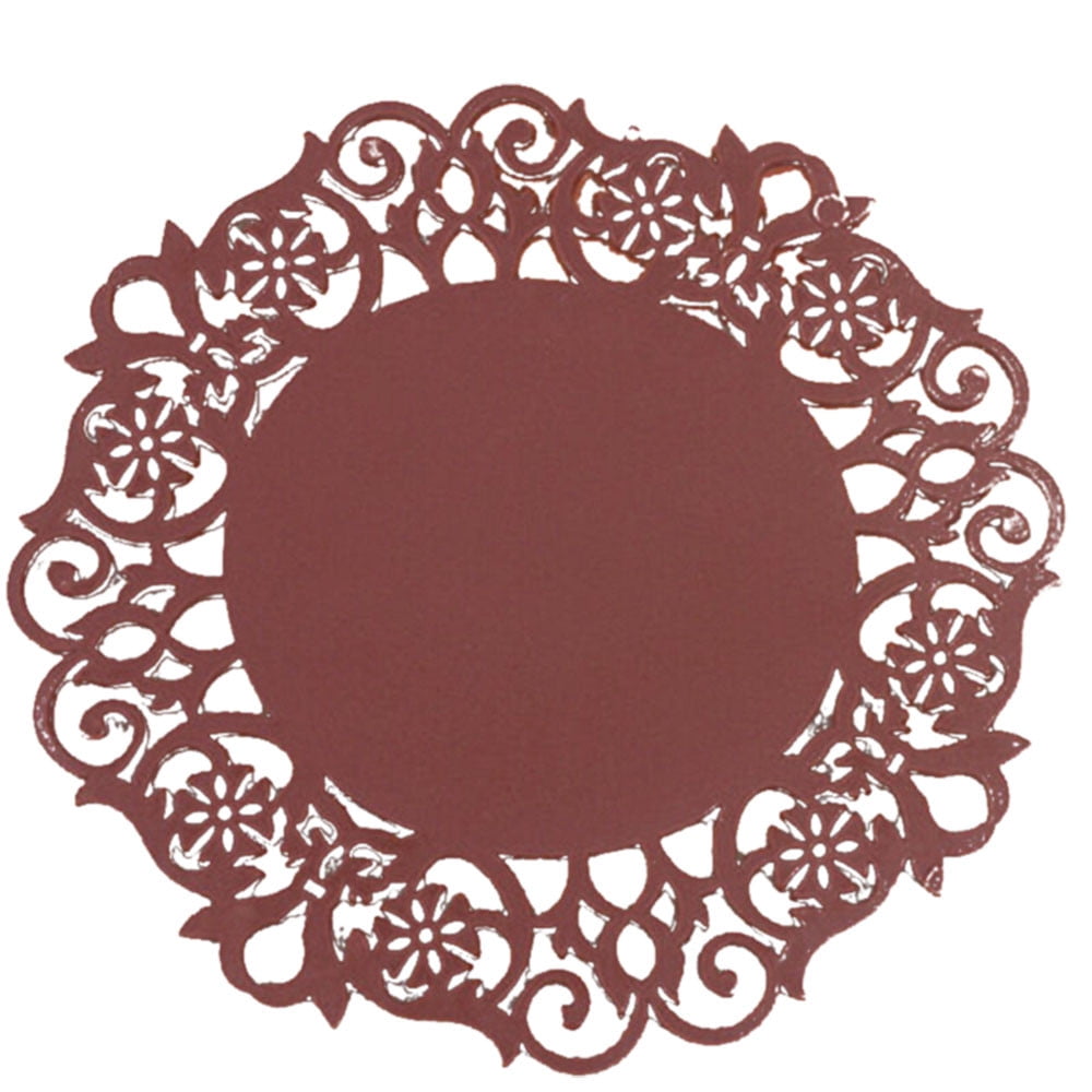 Lace Flower Doilies Silicone Coaster Tea Cup Mat Pad Insulation Placemat Cup Mat 
