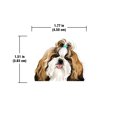 thumbnail image 2 of WIRESTER Car Air Freshener Fragrance Vent Clip Interior Decoration for Cars with Lemon Scented Pad - Tri Color Shih Tzu Dog, 2 of 7