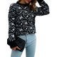thumbnail image 3 of VISgogo, suéter de punto esponjoso para mujer, primavera, informal, estampado de estrellas, suelto, manga larga, cuello redondo, pulóver, Tops, ropa de calle VISgogo moda, 3 of 7