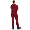 thumbnail image 2 of Hey Scrubs Set Men Stretch V-Neck Scrub Top and Six Pocket Tapered Pant Bundle, Elastic Waistband Scrubs for Men, 2 of 4