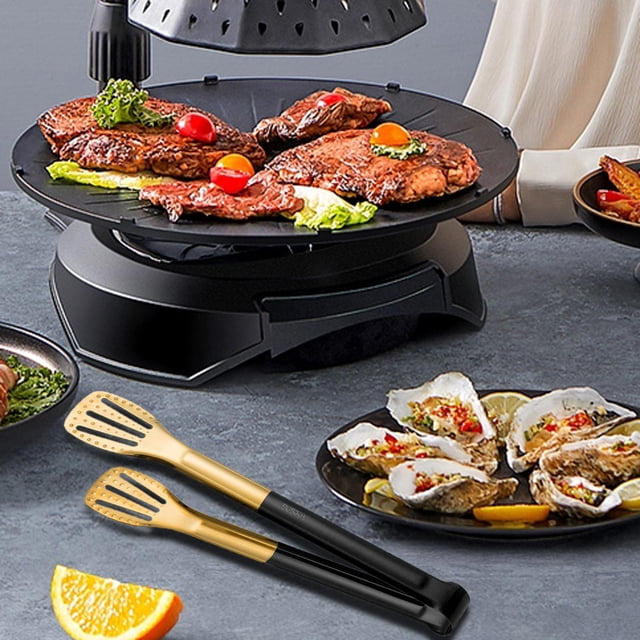 Pinzas de cocina BLESIY de acero inoxidable antideslizantes para Servir alimentos