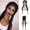Black, variant on Long Braided Female Wigs Heat Fiber for Daily Wear Versatile Long Length Stylish and Comfortable Ideal for Women