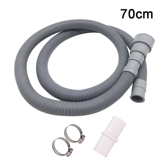 70/150/200cm Drain Pipe Washing Machine Dishwasher Drain Waste Hose Extension Pipe With Hose Clamps Set Wash Machine Accesories