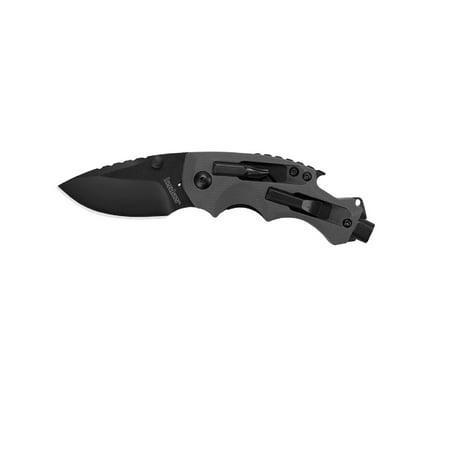 Kershaw Shuffle DIY Compact Pocket Knife (8720), 2.4 Inch 8Cr13MoV Steel Blade with Black Oxide Coating, Every Day Utility Knife with Carbon Strength and High Tech Function, 3.5 (Best Coating For Knife Blades)