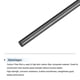 thumbnail image 4 of 2 Pcs Varilla de Fibra de Carbono 8mm x 300mm para Herramienta DIY de Avión RC Tubo de Ala Brazo Quadcopter, 4 of 5