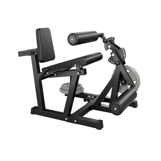 Gaderth Leg Extension and Curl Machine, 4 in 1 Leg Press Machine for Home Gym, 700 Lb Weight Capacity Adjustable Lower Body Workout Equipment, Fits 1 In and 2 In Weight Plates
