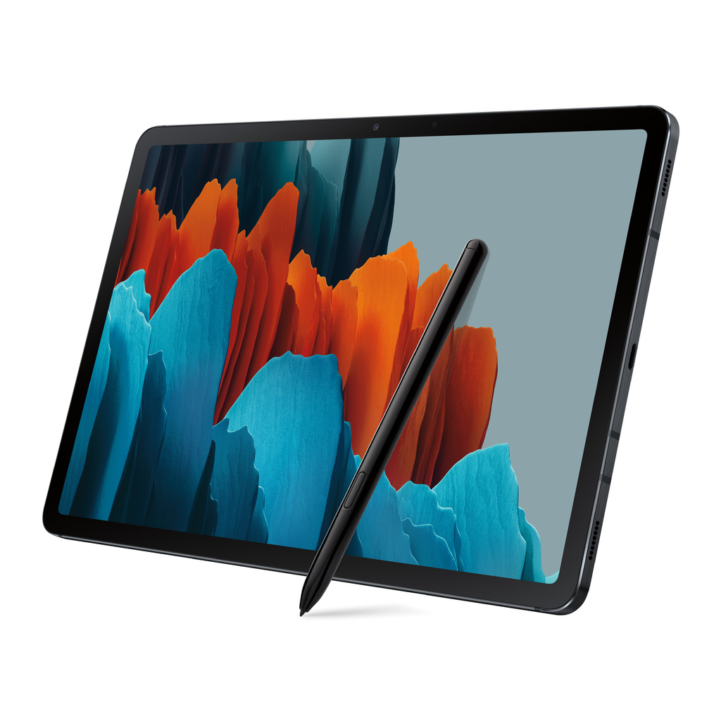 SAMSUNG Galaxy Tab S7 128GB Mystic Black (Wi-Fi) S Pen Included - SM-T870NZKAXAR - image 2 of 18