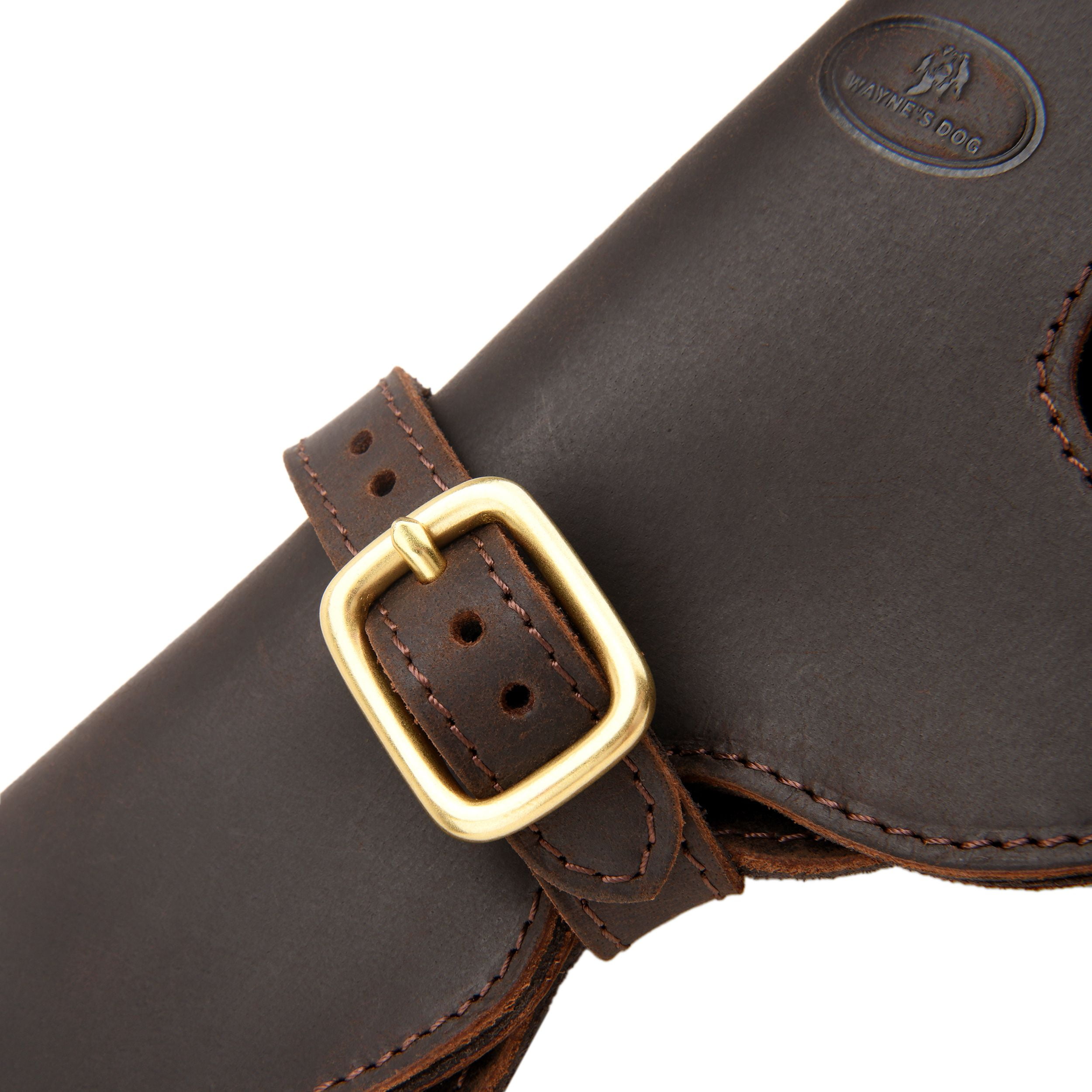 WAYNE'S DOG Handmade Holster Full Leather Western Cowboy Revolver Cover COFFEE