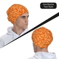 thumbnail image 6 of Rocae Orange Glitter for Beanies Hats for Men Women Warm Chunky Knit Hats Winter, 6 of 7