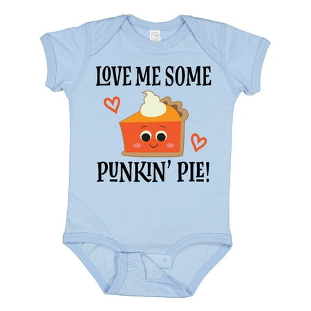 

Inktastic Thanksgiving Love Pumpkin Pie Gift Baby Boy or Baby Girl Bodysuit