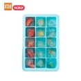 thumbnail image 1 of (Pase FDA) Bandeja de cubitos de hielo de silicona Kalar -20 ~ 200 ℃, 1 of 8