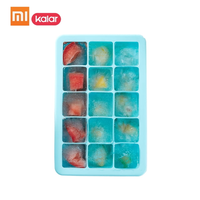 (Pase FDA) Bandeja de cubitos de hielo de silicona Kalar -20 ~ 200 ℃