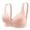 Z02*Pink, variant on Gymayou Plus Size Striped Front Closure Wireless Bra For Women Wide Vest Strap Easy Front Button Comfort Bra Full Coverage Side Support Beige 36A