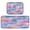 Watercolor Powder Blue Pattern, variant on 2-Piece Kitchen Rugs Set Non-Slip Mats Carpet Floor for Kitchen, Bathroom (19.7"x27.6" & 19.7"x47.2") Watercolor Powder Blue Pattern
