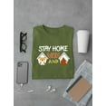 thumbnail image 3 of Stay Home Corgi And Coffee T-Shirt Men -Image by Shutterstock, Male Medium, 3 of 4