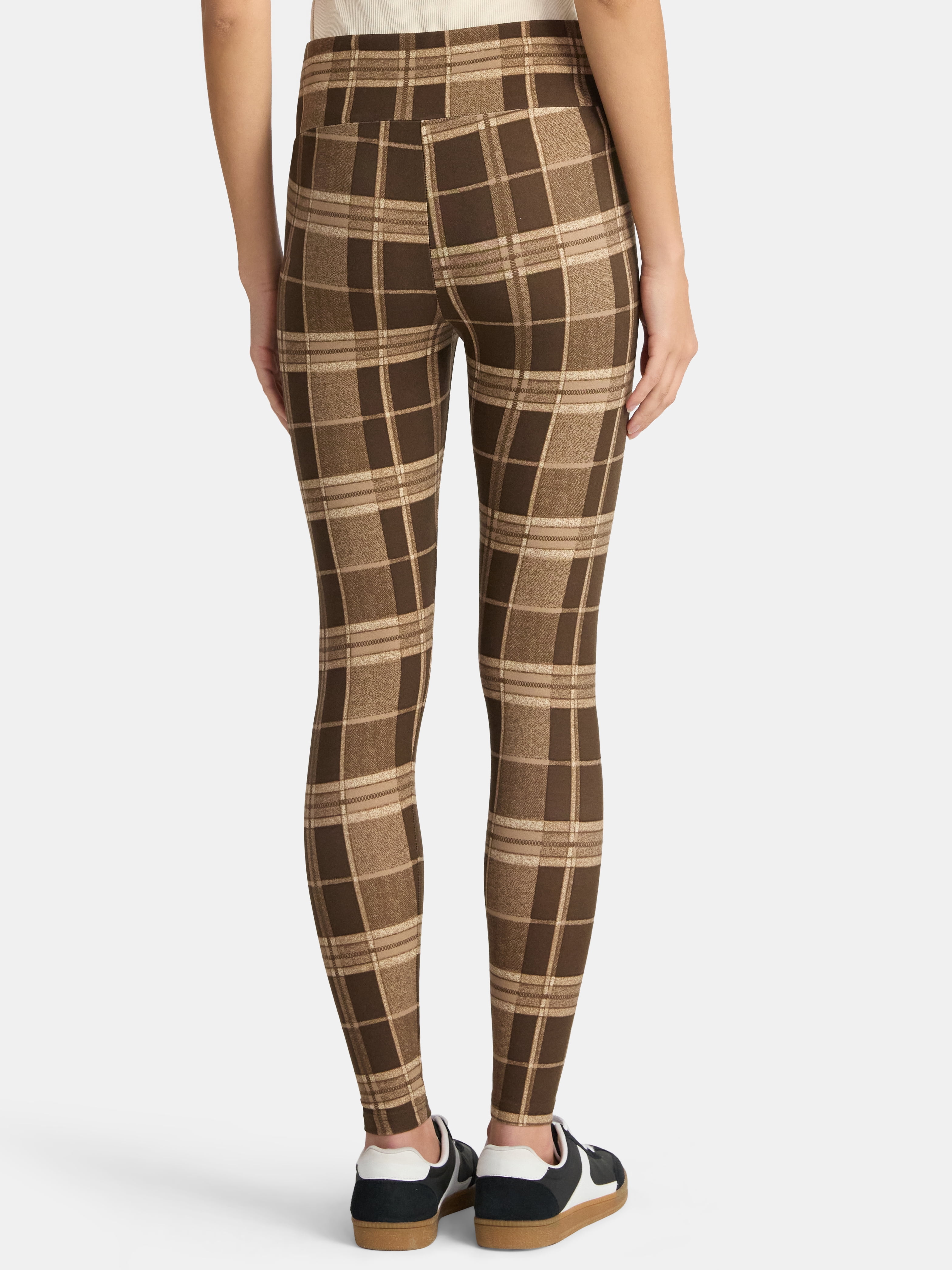 No Boundaries Faux Sueded Ankle Leggings, 27.5”Inseam, 1 or 2-Pack, Women's & Women's Plus Sizes XXS-4X