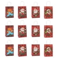 thumbnail image 3 of 12 bolsas de papel kraft navideñas para galletas y golosinas 255 cm x 125 cm x 33 cm, 3 of 8