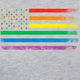 thumbnail image 3 of CafePress - Rainbow American Flag Women's Baseball T Shirt - Womens Baseball Tee, 3 of 4