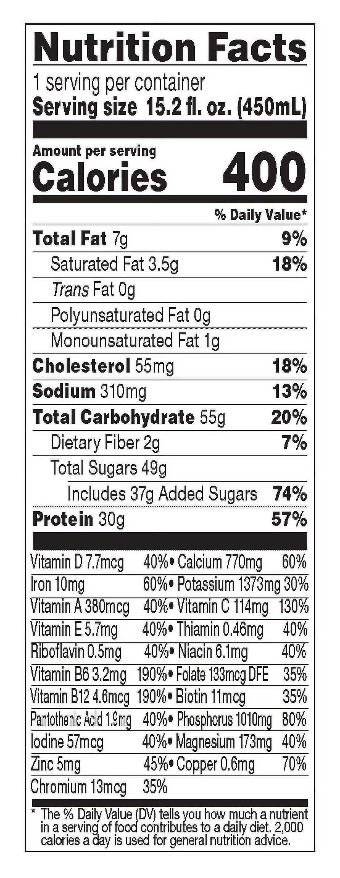 Bolthouse Farms Protein Plus Chocolate Shake, 15.2 fl. oz. Bottle