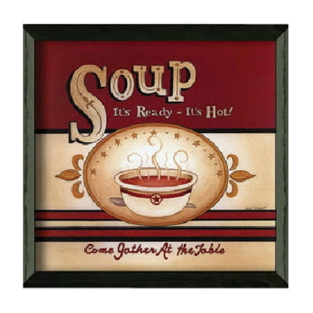 Timeless Frames Soup - It's Ready by Linda Spivey Framed Vintage Advertisement