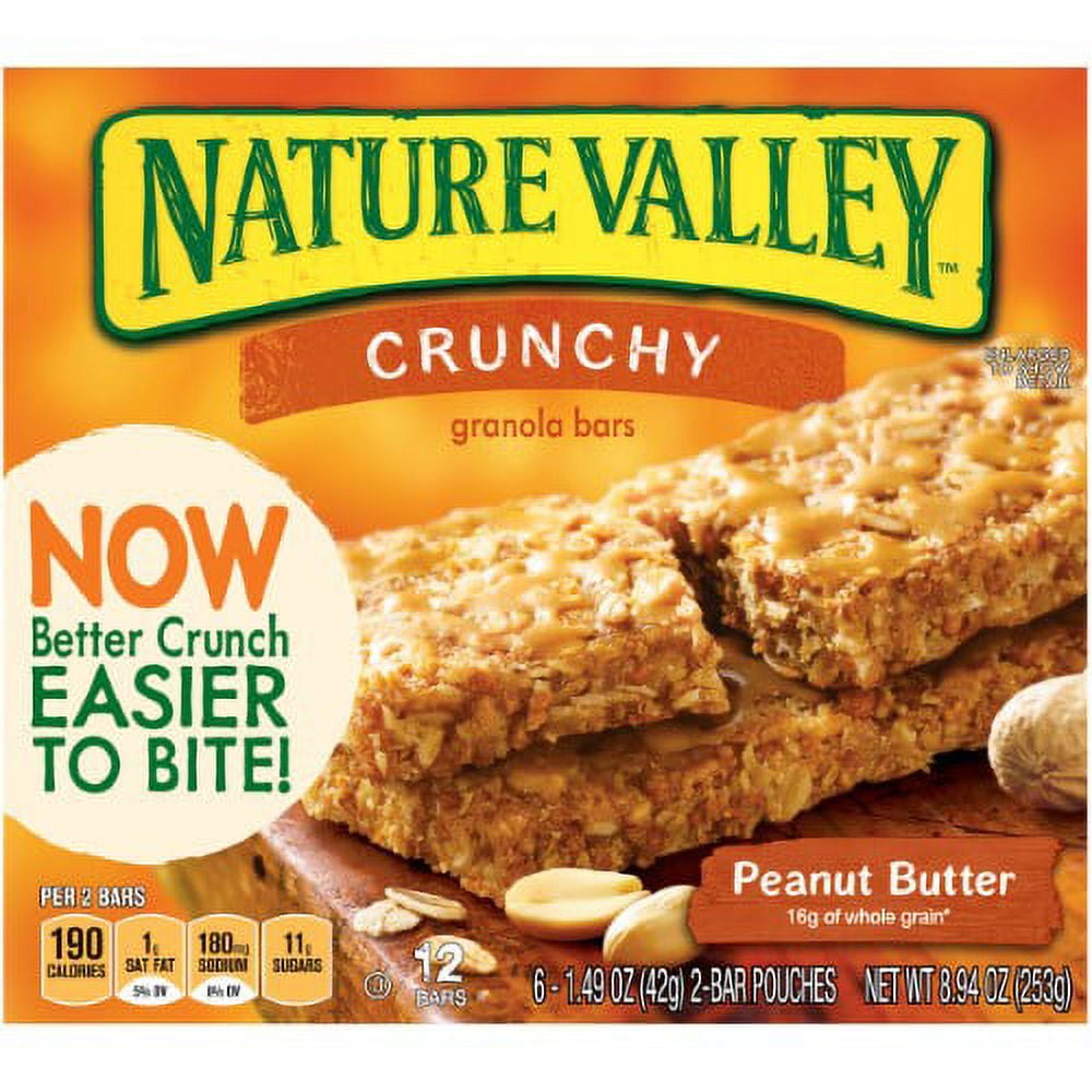 Nature Valley Crunchy Granola Bar, Peanut Butter (Pack of 3)