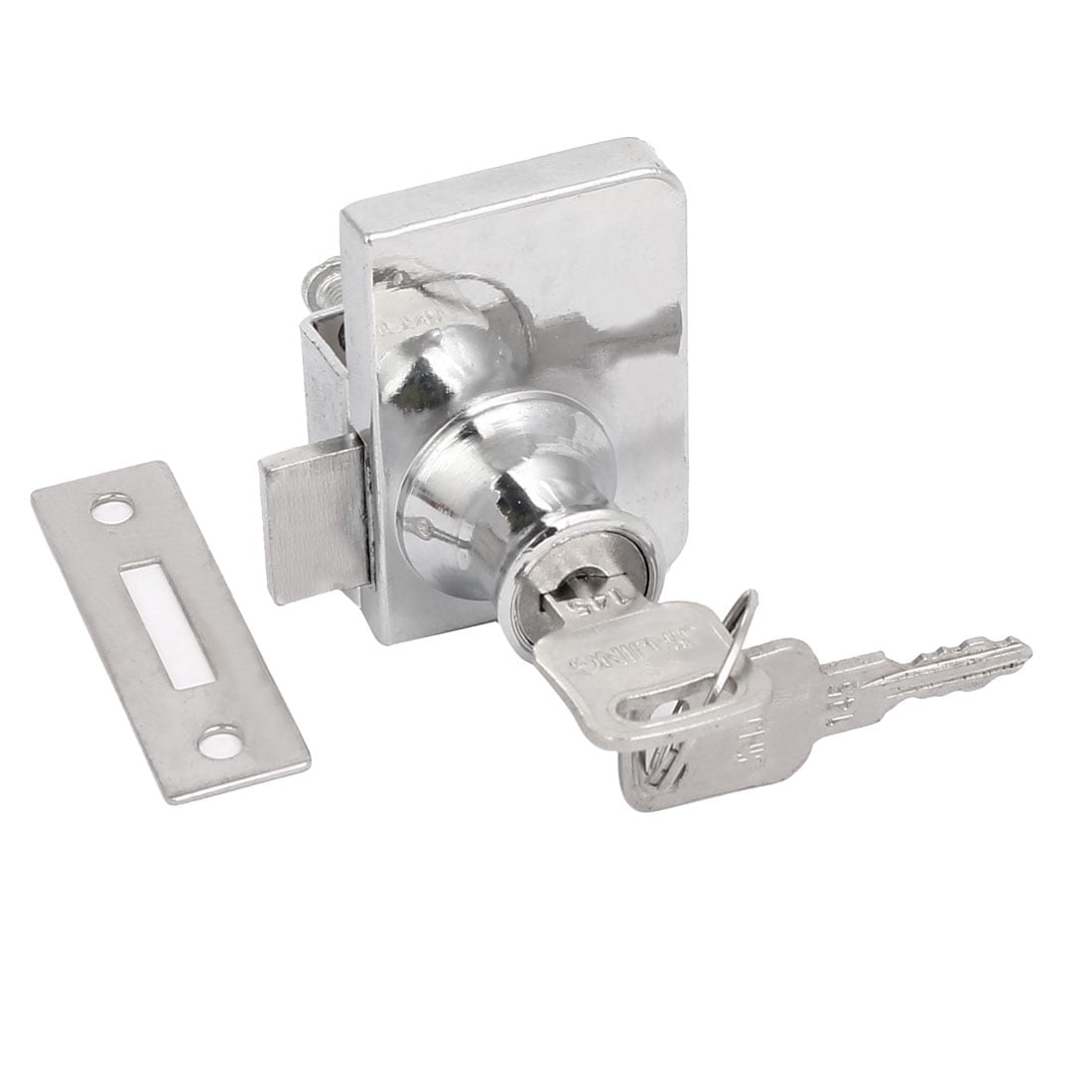 18mm Dia Cylinder Deadbolt Table Drawer Security Lock Locker w